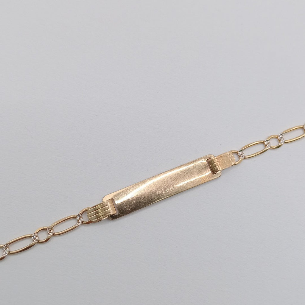 ESCLAVA ORO, RODIADO 14 K 2.9 GRMS (SEMINUEVO)