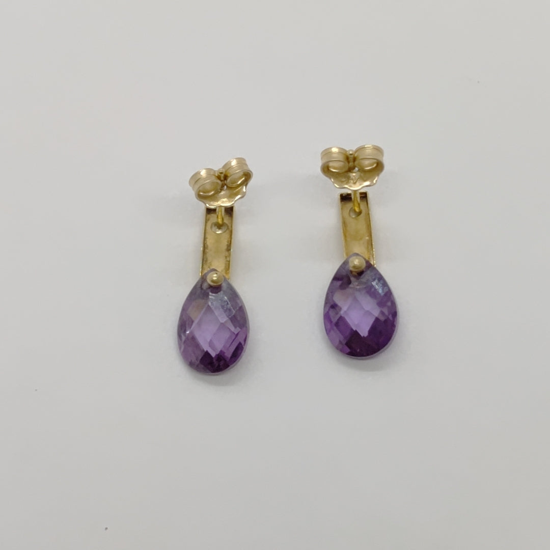 ARETES PAR ORO 14 K 2 GRMS (SEMINUEVO)
