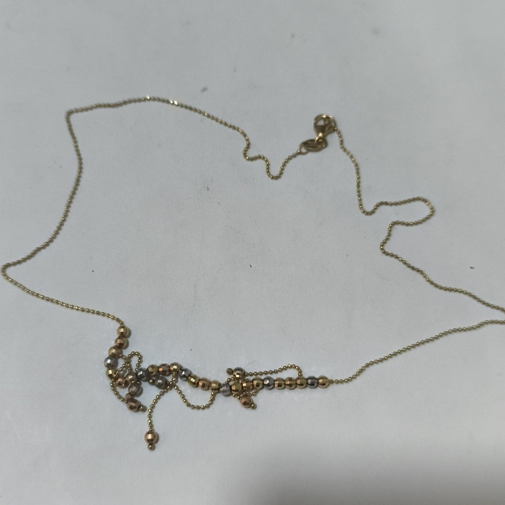 COLLAR ORO COMBINADO 14 K 4,60 GRMS (SEMINUEVO)