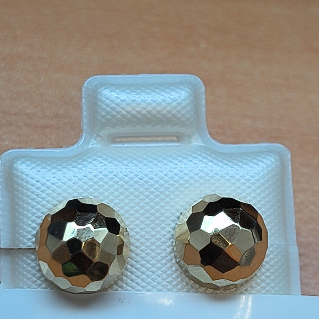 BROQUELES ORO 14K 1.2 (NUEVO)
