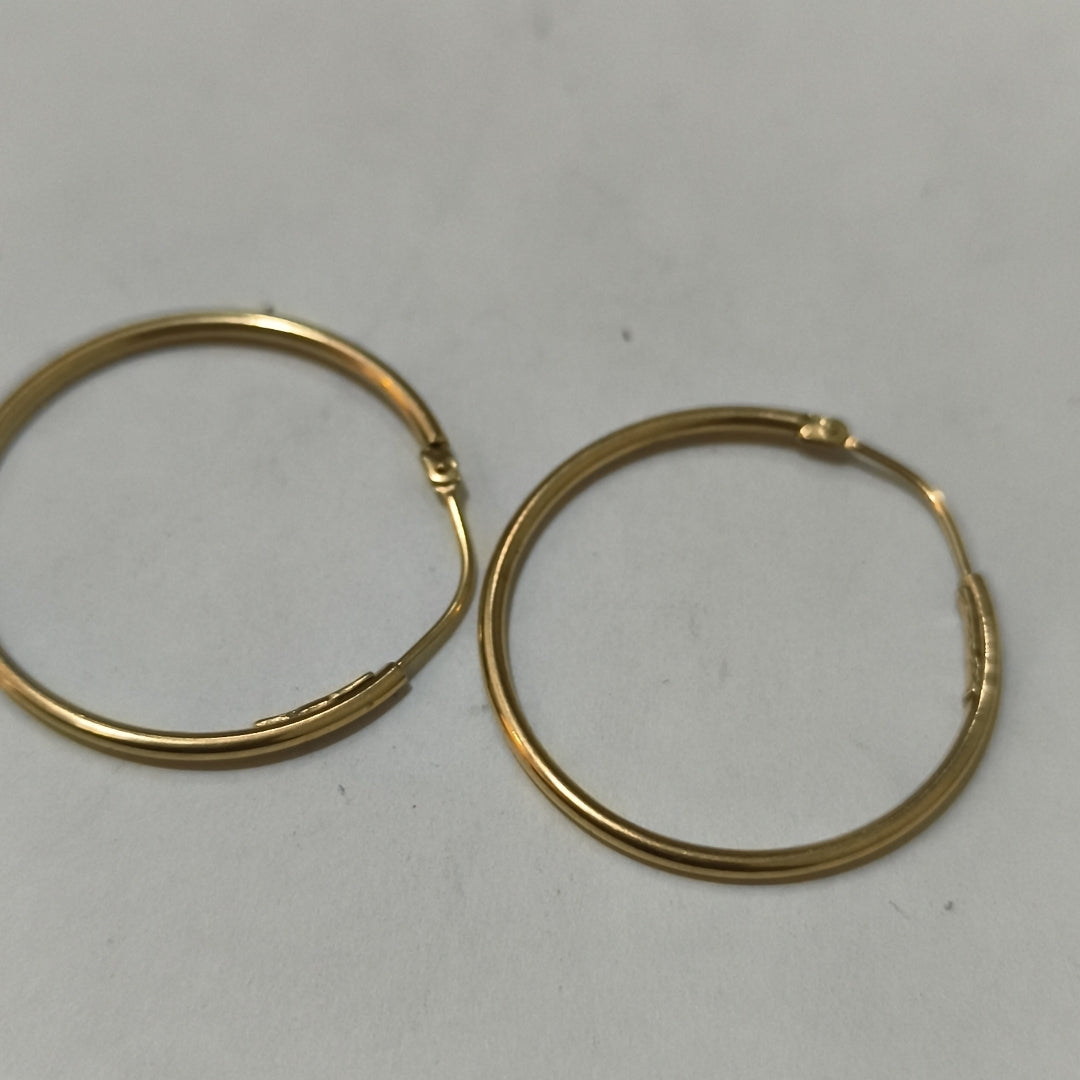 ARRACADAS PAR ORO 18 K 1.8 GRMS (SEMINUEVO)