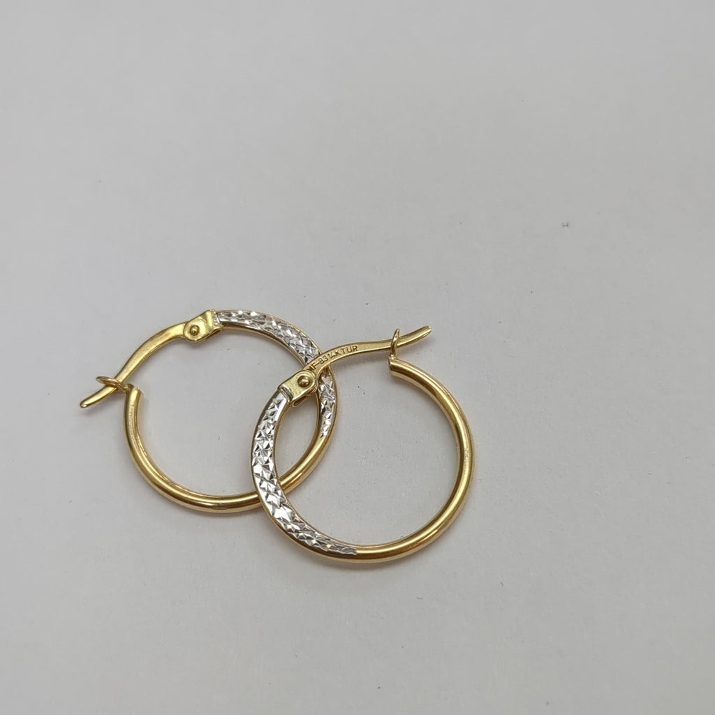 ARRACADAS PAR ORO 14 K 1.1 GRMS (SEMINUEVO)