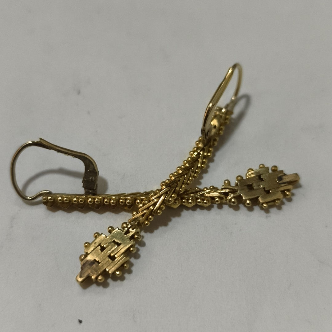 ARETES PAR ORO 16K 5.7 GRMS (SEMINUEVO)