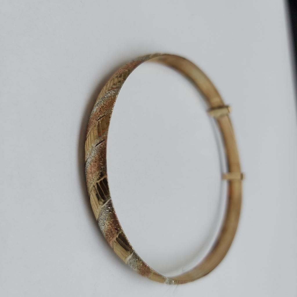 PULSERA RIGIDA ORO 10 K 6.4 GRMS (SEMINUEVO)