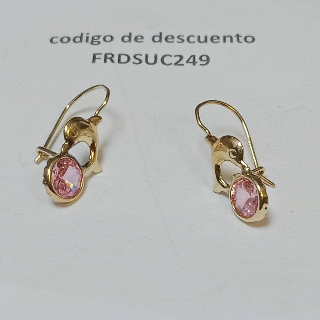 ARETES PAR ORO 10 K 1 GRMS (SEMINUEVO)