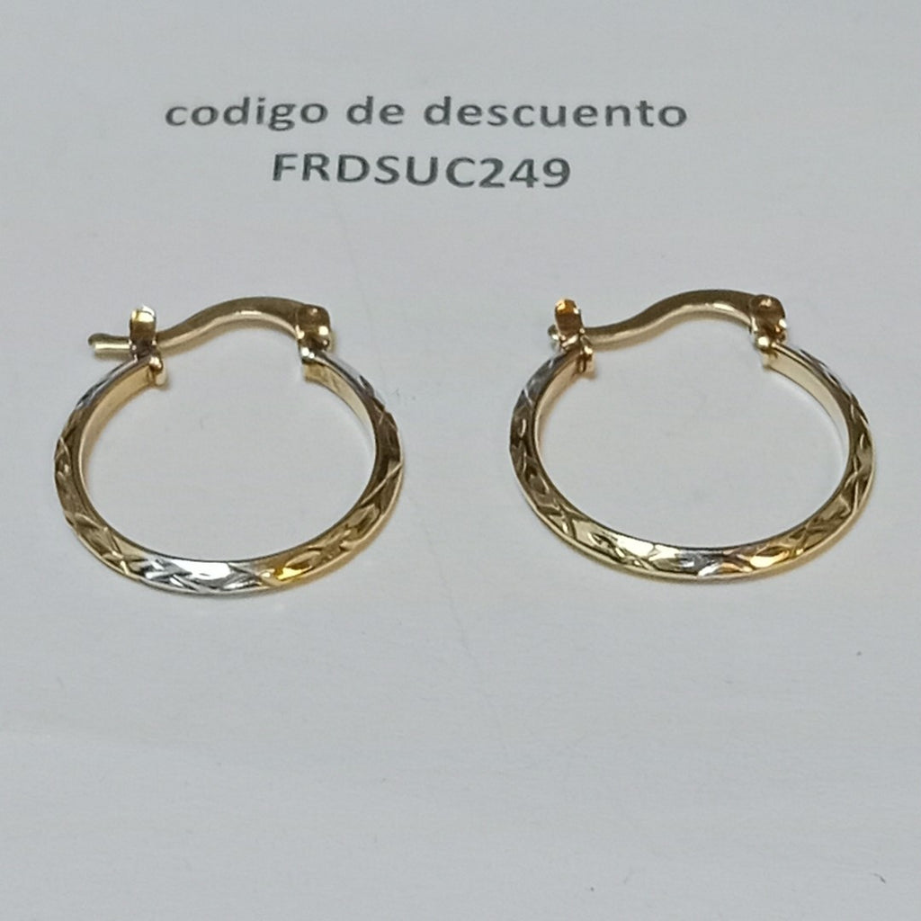 ARRACADAS PAR ORO 10 K 1,60 GRMS (SEMINUEVO)