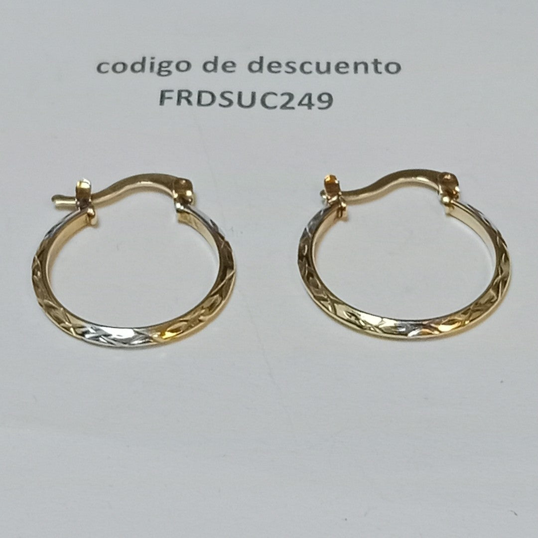 ARRACADAS PAR ORO 10 K 1,60 GRMS (SEMINUEVO)