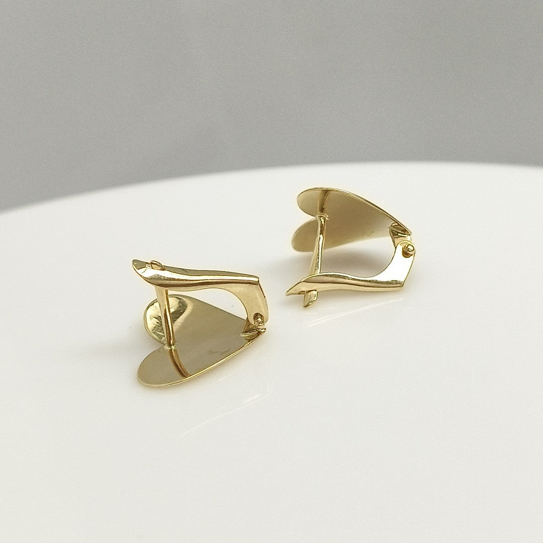 BROQUELES ORO 14K 2 (NUEVO)