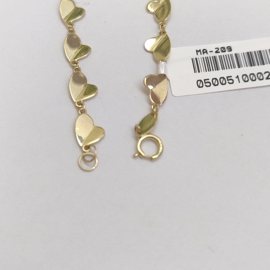 PULSERAS DAMA ORO 14K 3.5 (NUEVO)
