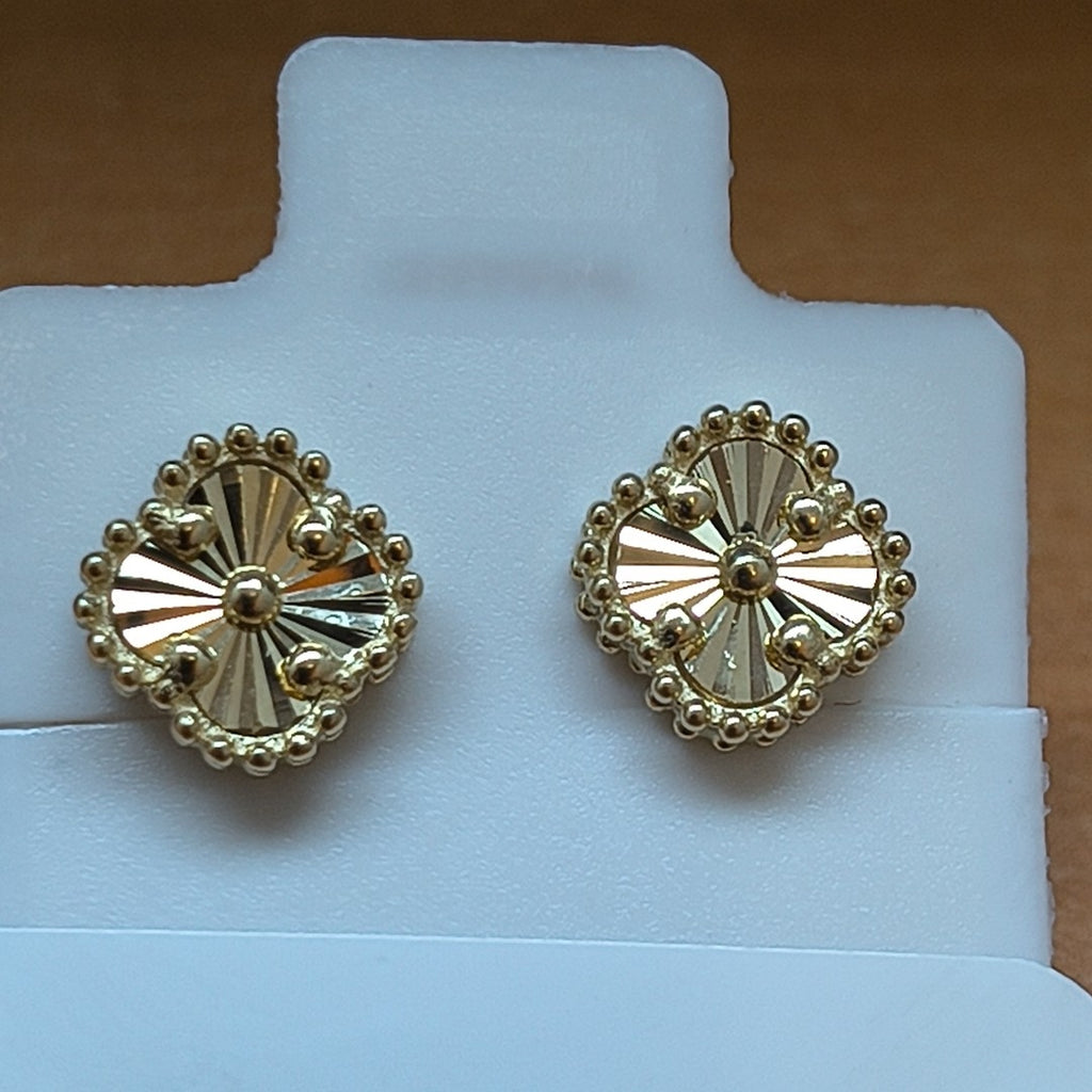 BROQUELES ORO 14K 1.5 (NUEVO)