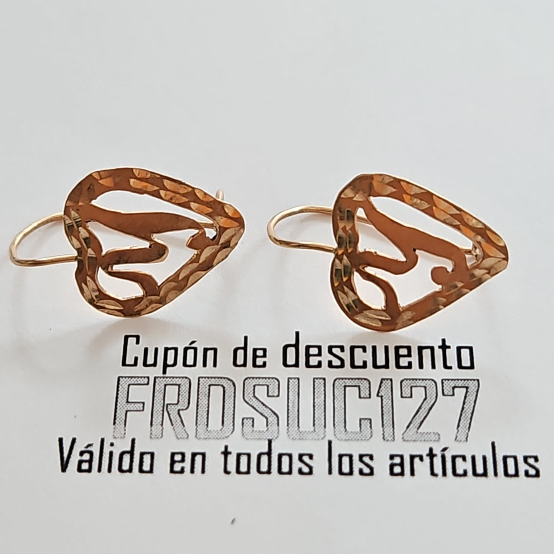 ARETES PAR ORO 10 K 0,90 GRMS (SEMINUEVO)