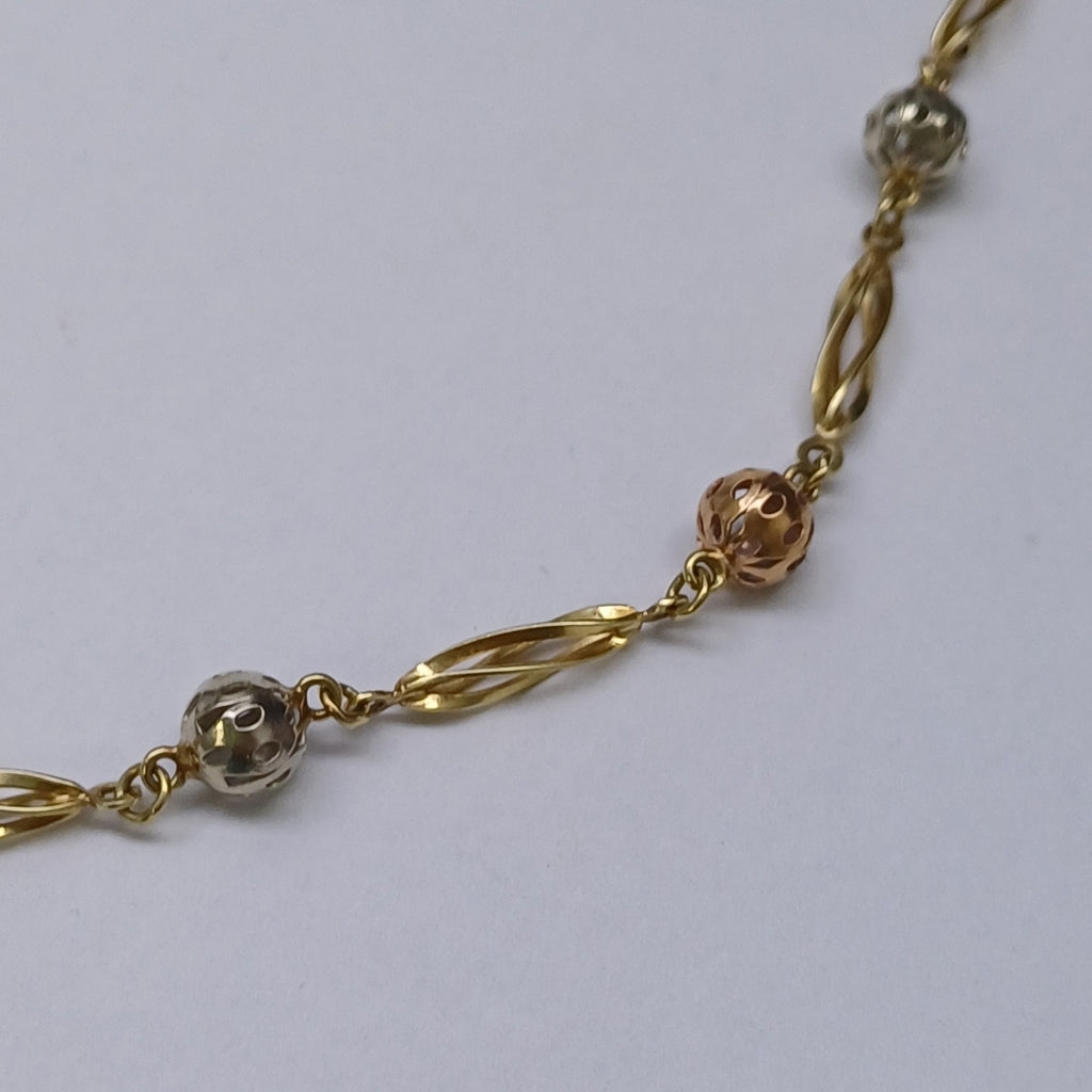 PULSERA ORO 14 K 5.7 GRMS (SEMINUEVO)