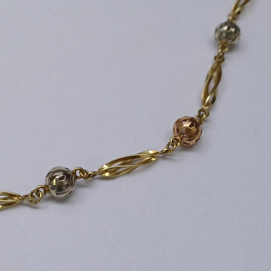 PULSERA ORO 14 K 5.7 GRMS (SEMINUEVO)