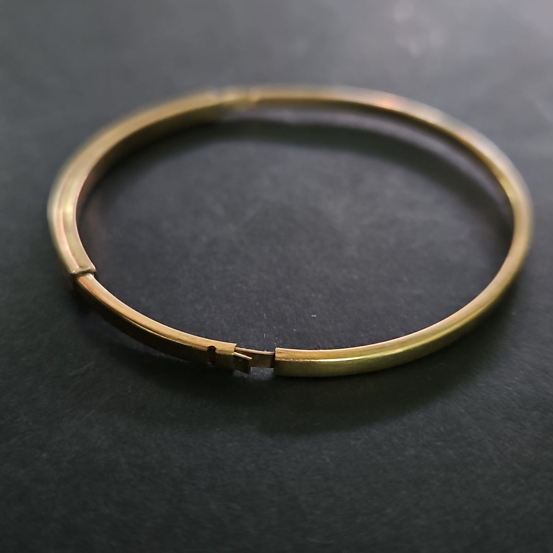 PULSERA RIGIDA ORO 10 K 3.9 GRMS (SEMINUEVO)