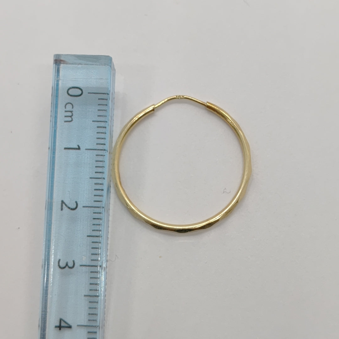 ARRACADAS PAR ORO 10 K 1.7 GRMS (SEMINUEVO)