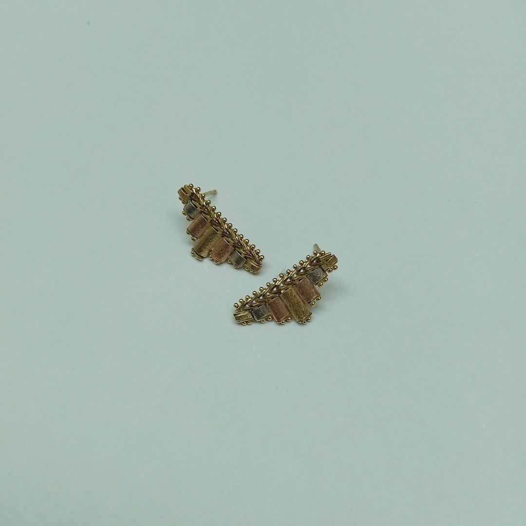 ARETES PAR ORO 14 K 2.9 GRMS (SEMINUEVO)