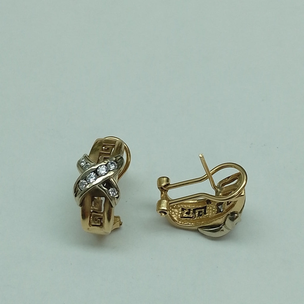 ARETES PAR ORO 14 K 6.6 GRMS (SEMINUEVO)