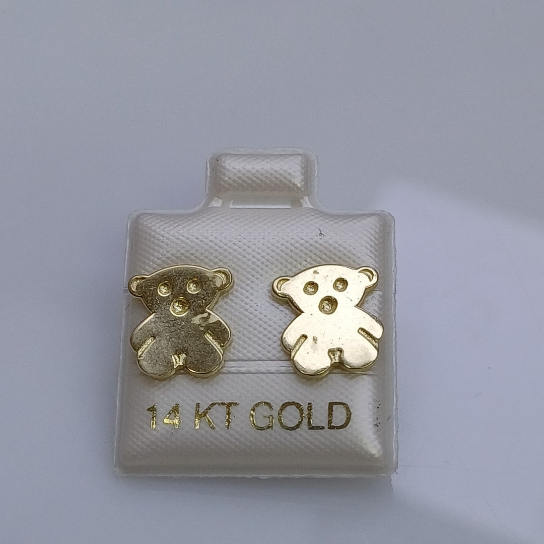 BROQUELES ORO 14K 1.5 (NUEVO)