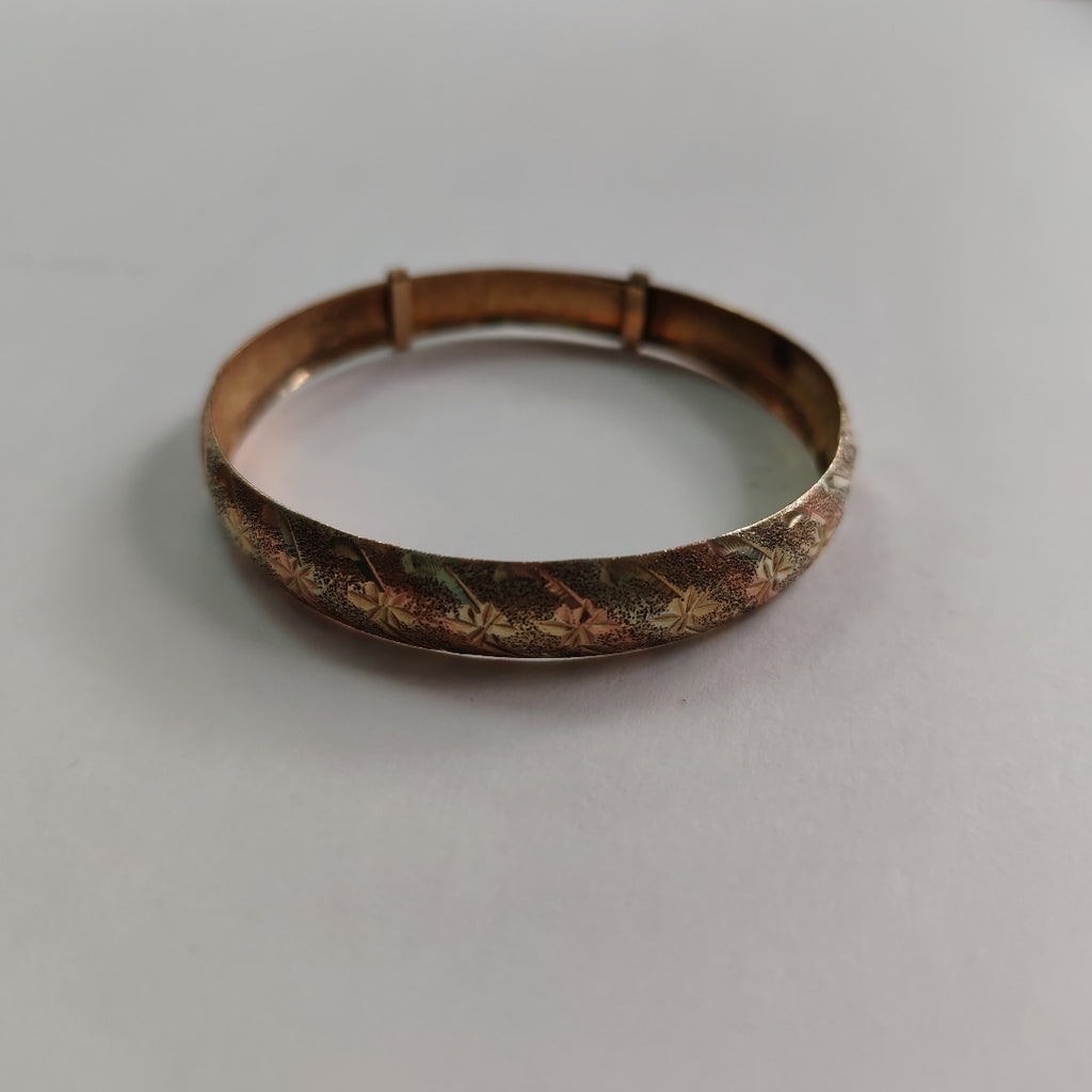 PULSERA RIGIDA ORO 10 K 8,70 GRMS (SEMINUEVO)