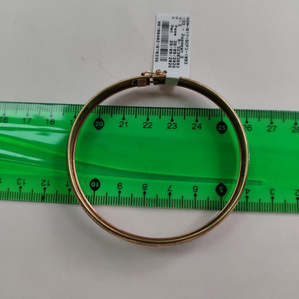 PULSERA RIGIDA ORO 10 K 6,00 GRMS (SEMINUEVO)