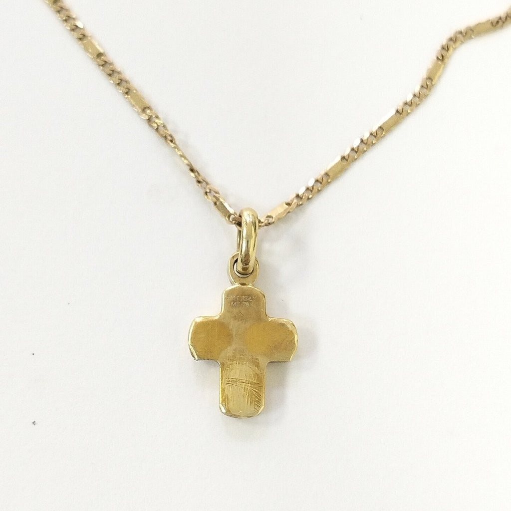 CADENA, CRUZ ORO 14 K 2.2 GRMS (SEMINUEVO)