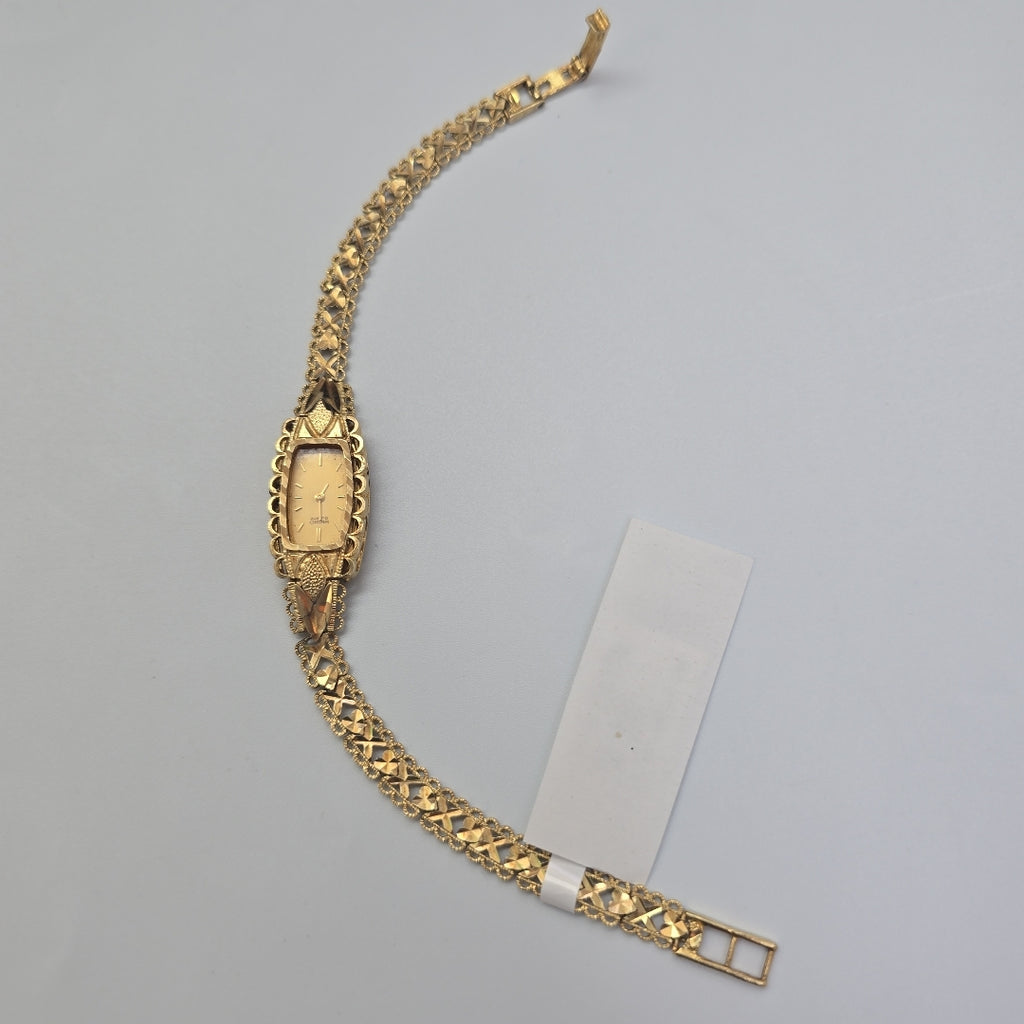 RELOJ CAJA ACERO PULSO ORO ORO 14 K 15.1 GRMS (SEMINUEVO)