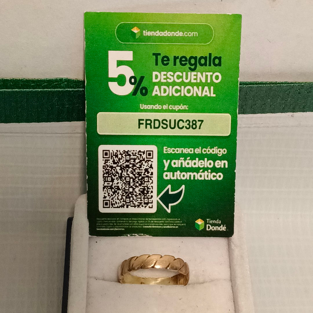 ARGOLLA ORO 10 K 1.5 GRMS (SEMINUEVO)