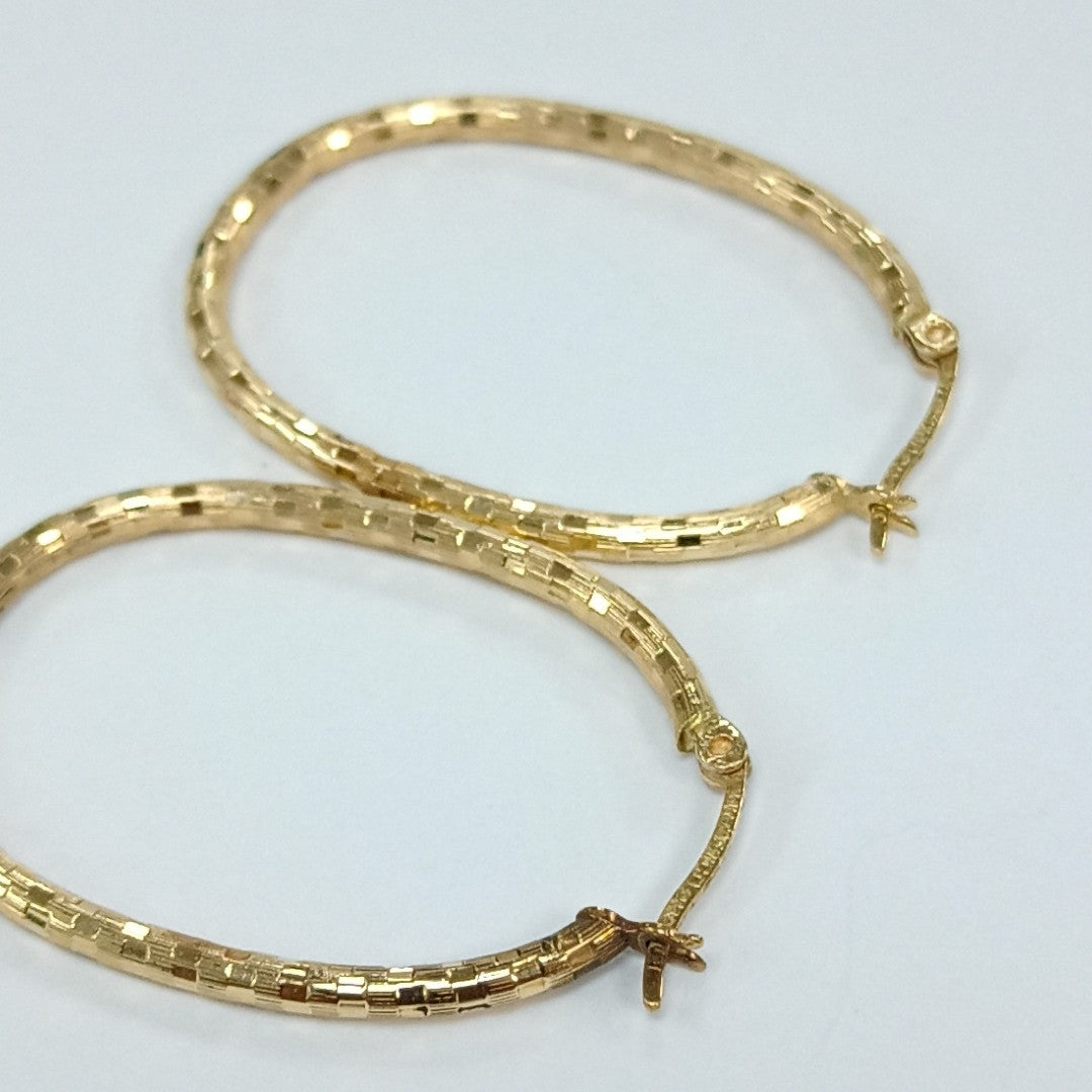 ARRACADAS PAR ORO 14 K 3 GRMS (SEMINUEVO)