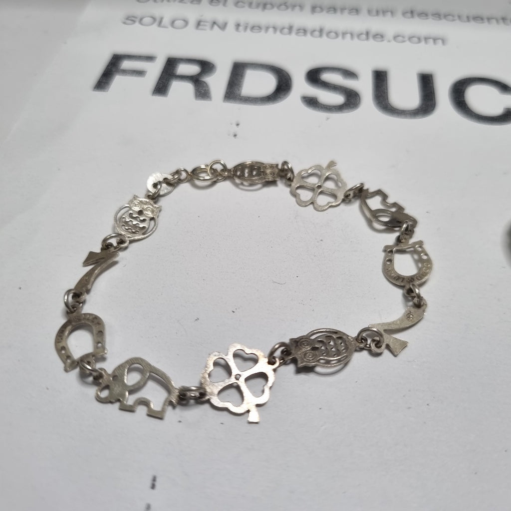 ANILLO, PULSERA PLATA 6.9 GRMS (SEMINUEVO)