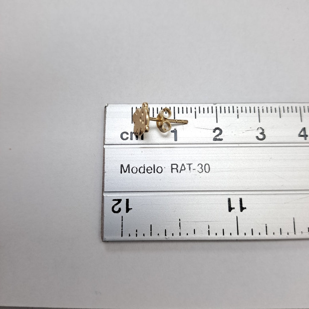 BROQUELES ORO 14K 1 (NUEVO)