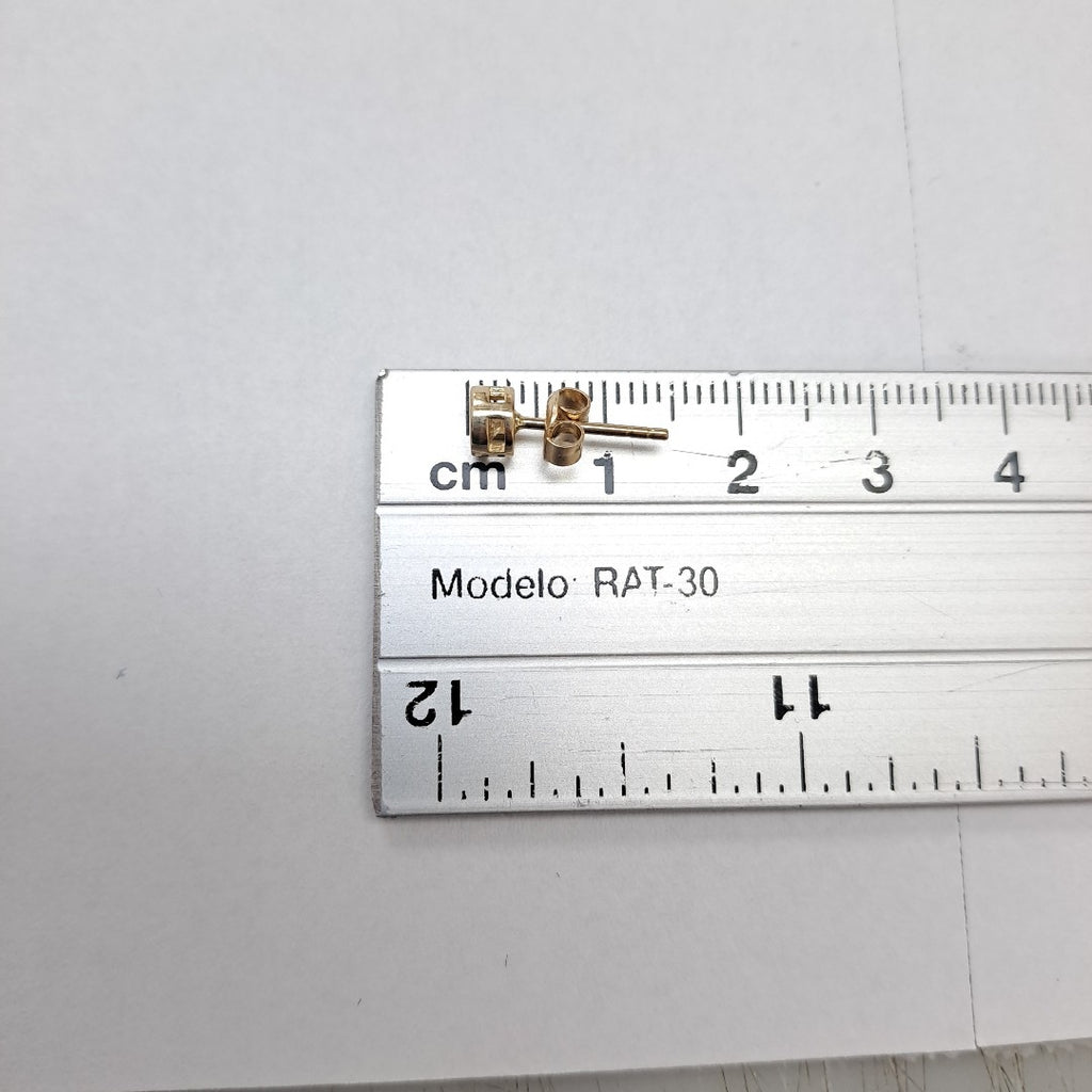 BROQUELES ORO 14K 1.2 (NUEVO)