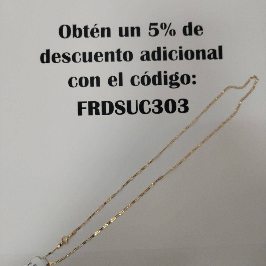 CADENA ORO 10 K 1.8 GRMS (SEMINUEVO)