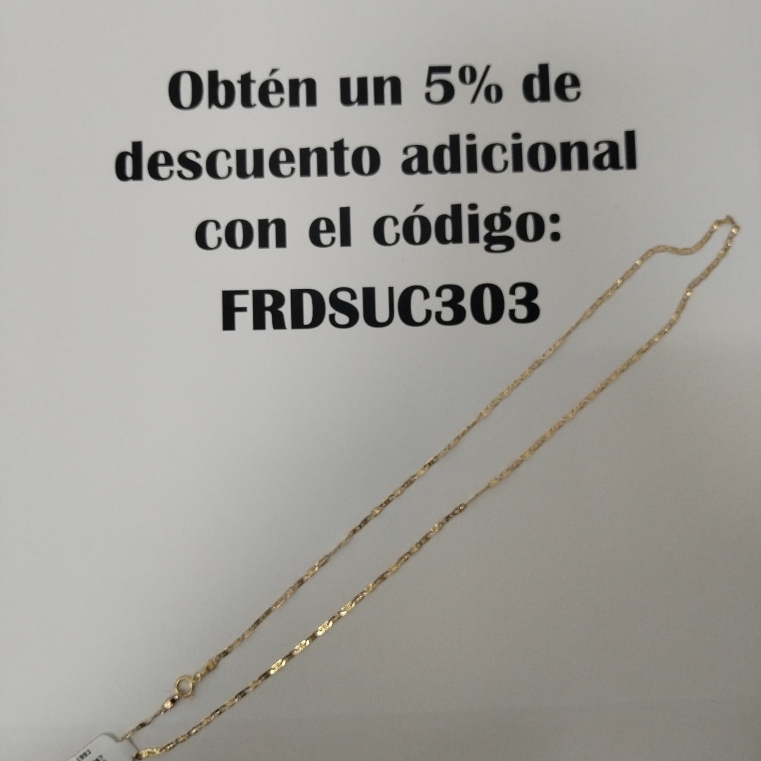 CADENA ORO 10 K 1.8 GRMS (SEMINUEVO)