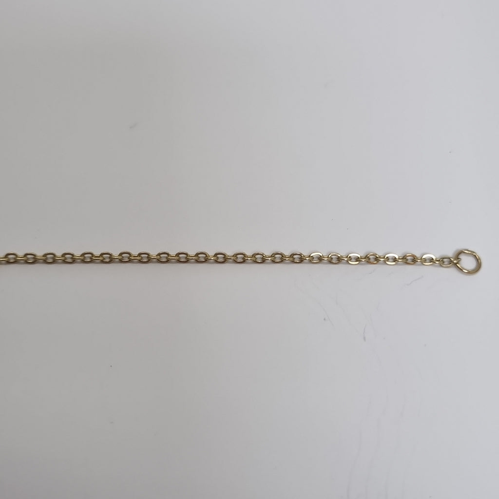 PULSERA TEJIDO ESPECIAL FIG AROS UNIDOS C CIRCS 14K 18 CM 2.1 GR (NUEVO)