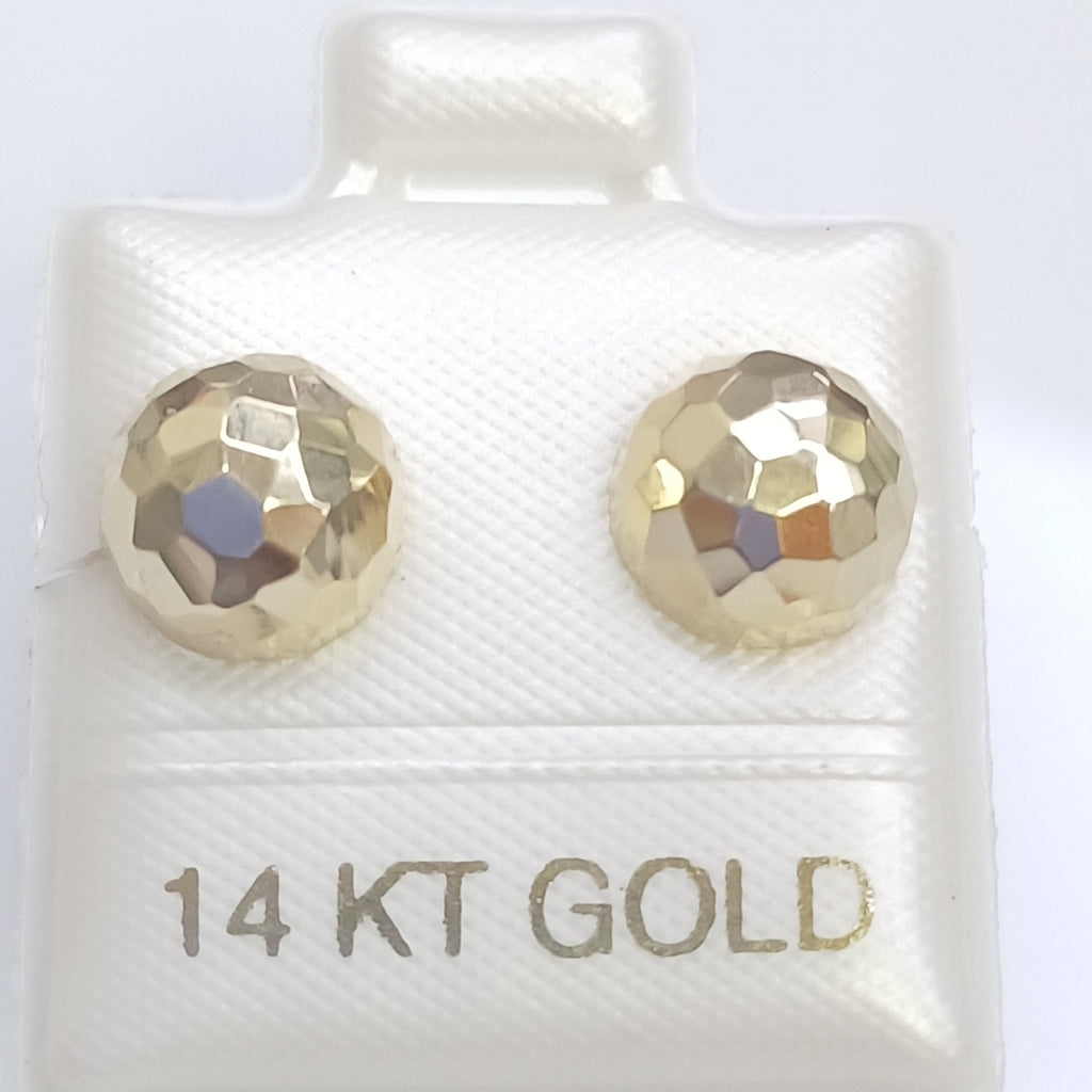 BROQUELES ORO 14K 1.2 (NUEVO)