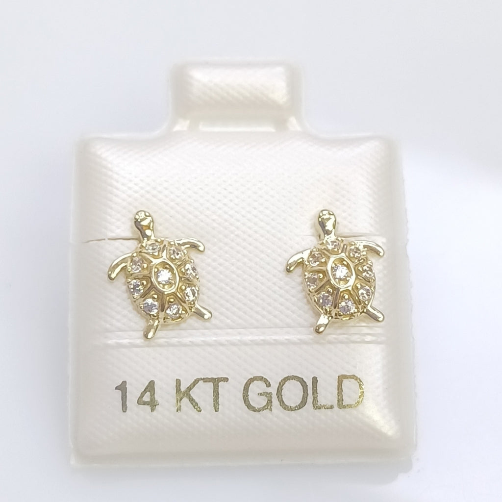 BROQUELES ORO 14K 1.2 (NUEVO)