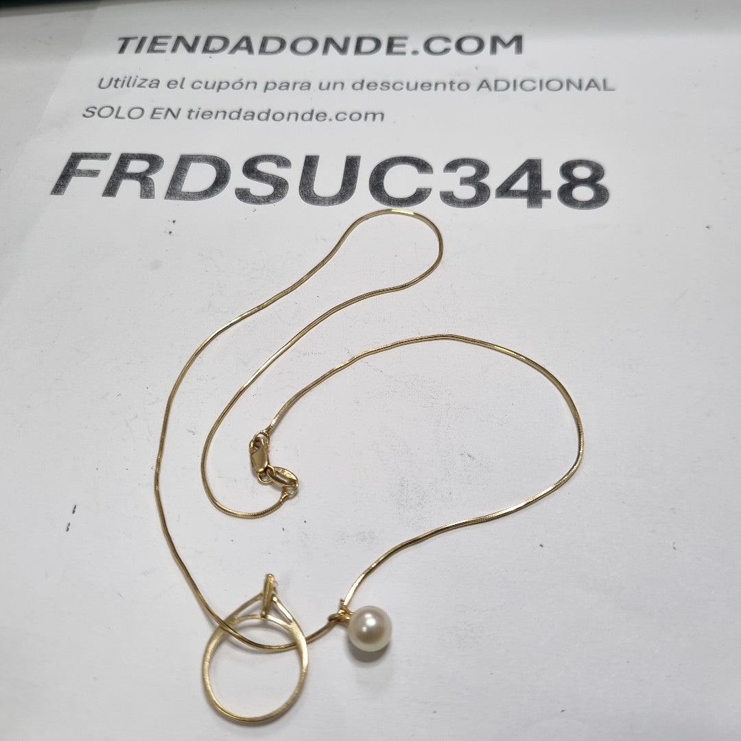 ANILLITO, GARGANTILLA ORO 14 K 3.9 GRMS (SEMINUEVO)