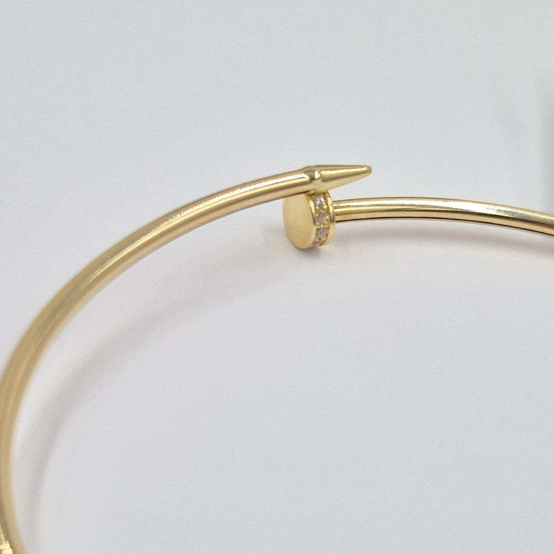 PULSERA CLAVO ORO 14K 2.8 (NUEVO)