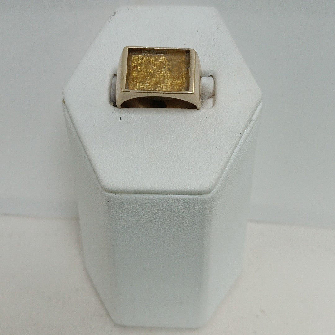 ANILLO ORO 10 K 9,50 GRMS (SEMINUEVO)