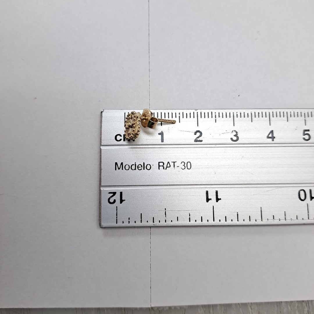 BROQUELES ORO 14K 1.6 (NUEVO)