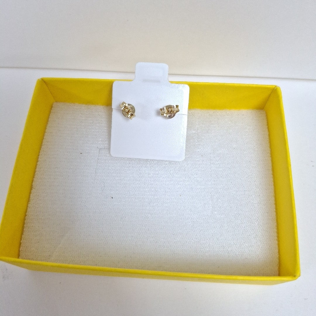 BROQUELES ORO 14K 1.1 (NUEVO)