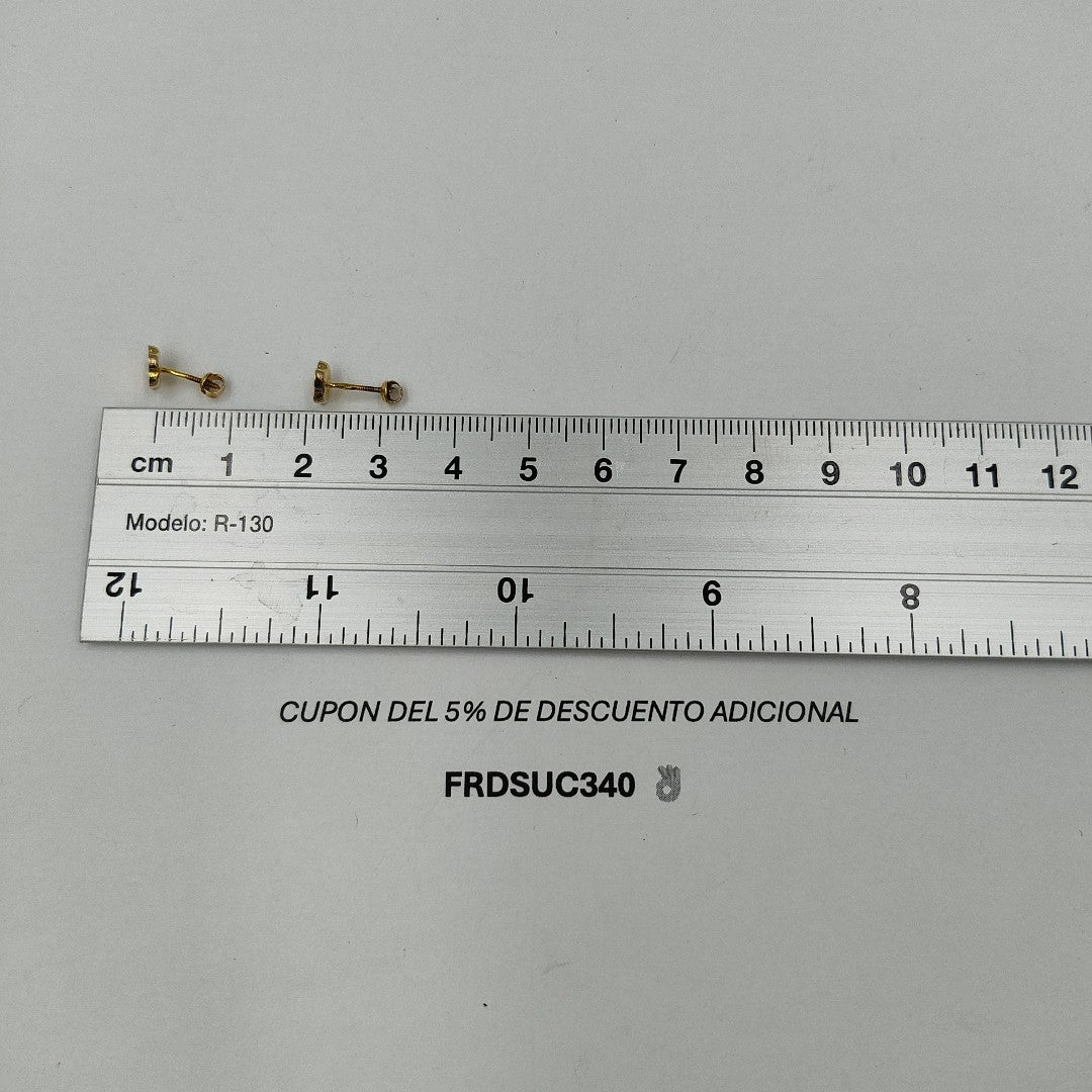 BROQUELES PAR ORO 14 K 0,50 GRMS (SEMINUEVO)