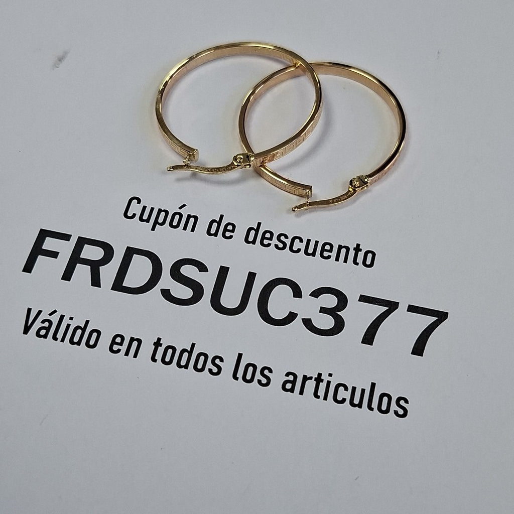 ARRACADAS ORO 14K 1.9 (NUEVO)