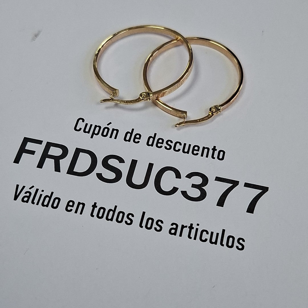 ARRACADAS ORO 14K 1.9 (NUEVO)