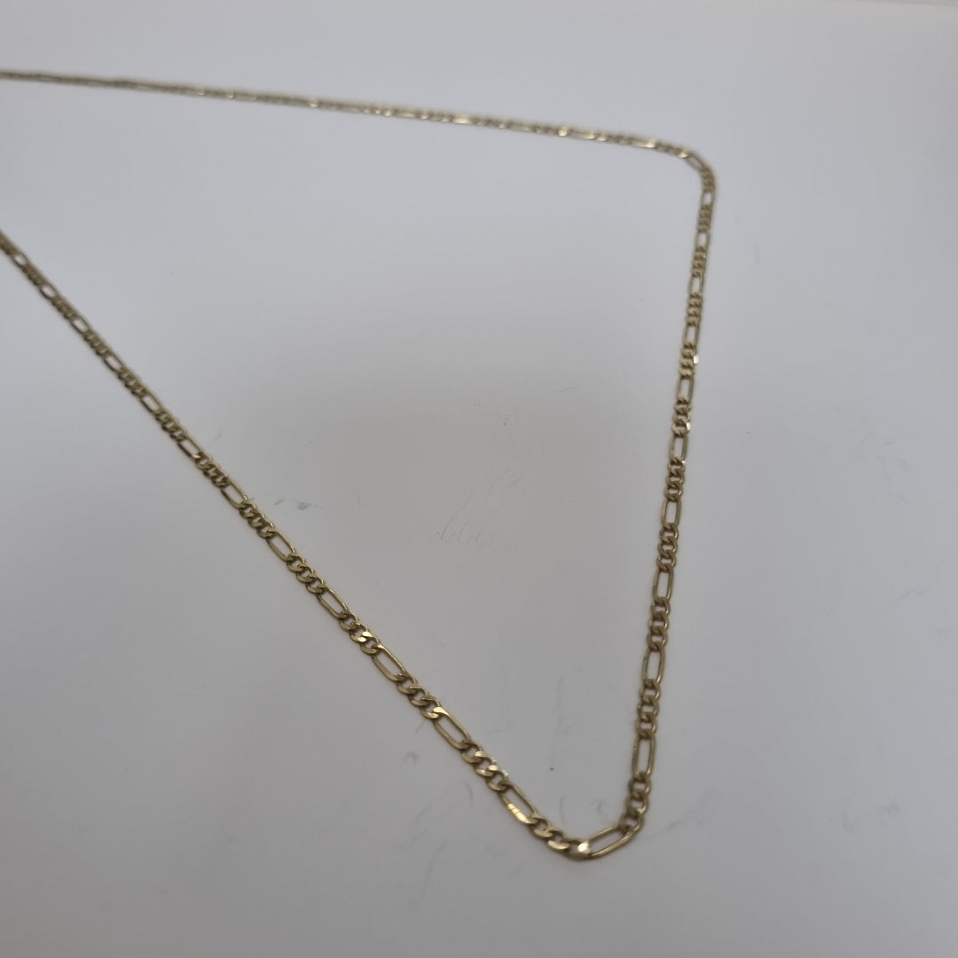 CADENA TEJIDO 3X1 14K 55 CM 5.2 GR (NUEVO)