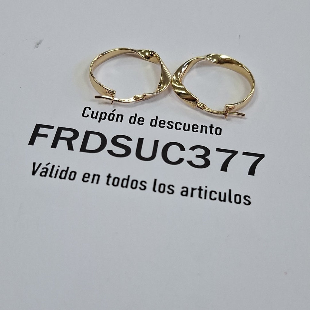 ARRACADAS ORO 14K 2 (NUEVO)
