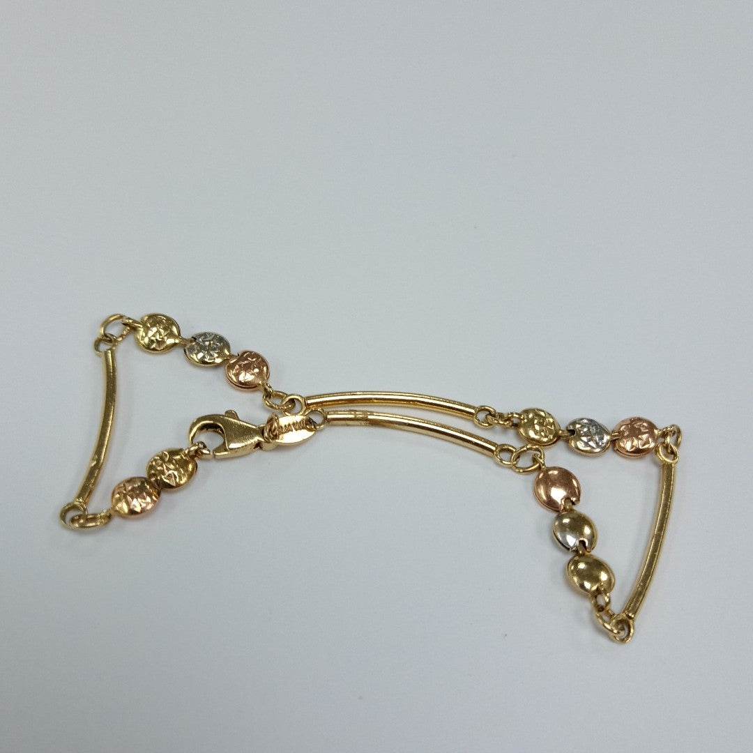 PULSERA ORO,RODIADO 14 K 3,00 GRMS (SEMINUEVO)