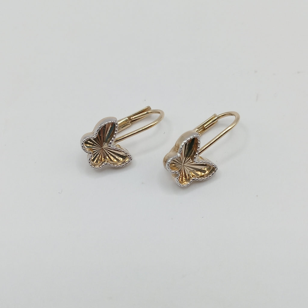 BROQUELES ORO 14K 1.8 (NUEVO)
