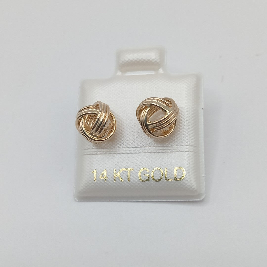 BROQUELES ORO 14K 1.8 (NUEVO)