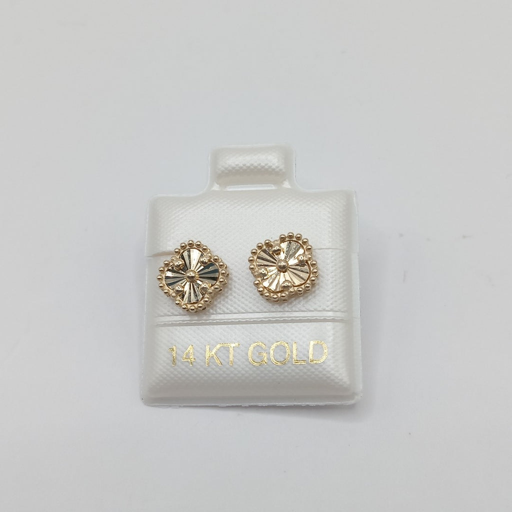 BROQUELES ORO 14K 1.5 (NUEVO)